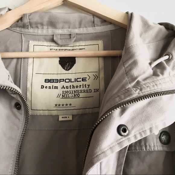 Grey Lightweight Utility Jacket - Picture 3 of 4
